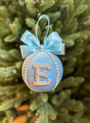 Personalised Christmas Bauble - Baby Blue - Gabificent
