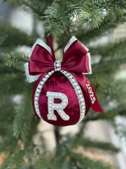 Personalised Christmas Bauble - Burgundy Gabificent