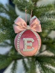 Personalised Christmas Bauble - Dusty Pink Gabificent