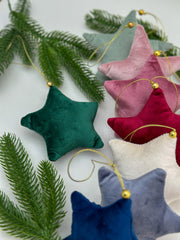 Personalised Christmas Velvet star Gabificent