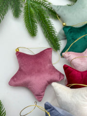 Personalised Christmas Velvet star Gabificent