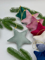 Personalised Christmas Velvet star Gabificent