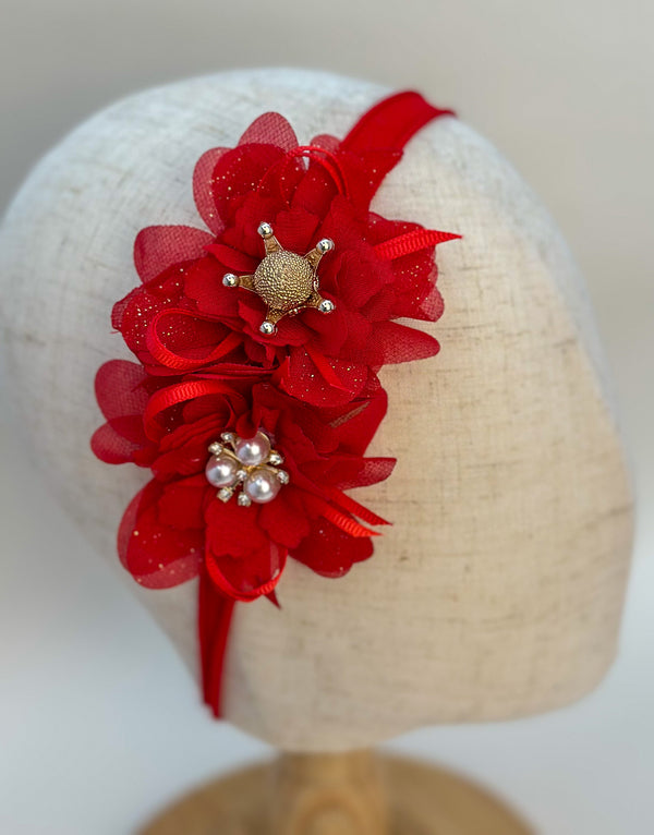 Red Baby Headband Gabificent