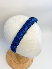 Satin headband - Navy blue Gabificent