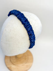 Satin headband - Navy blue Gabificent