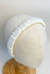 Satin headband - white Gabificent