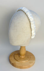 Satin headband - white Gabificent