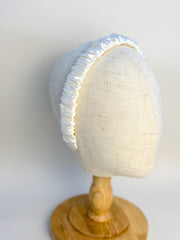 Satin headband - white Gabificent