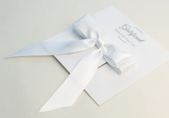 White hair bow - Satin Gabificent