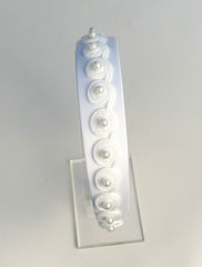 White headband with pearls - Gabificent