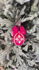 Christmas Bauble Ornament - Red  - One Piece
