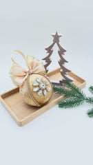 Christmas Baubles - Gold - One piece