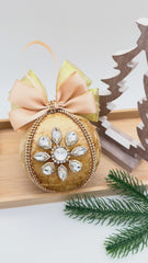 Christmas Baubles - Gold - One piece