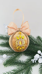 Christmas Baubles -Gold - One piece