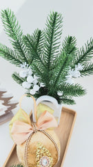 Christmas Baubles - Gold - One piece