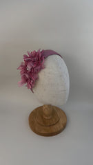 Headband “Dusty Pink flowers”