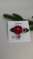 Christmas Hair Clip and headband set