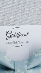 Floral Fabric Barrette Bow Hair Clip with Tails