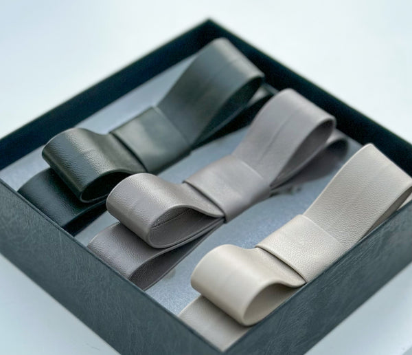 Barrette bow  hair clip - set of 3 - Gabificent