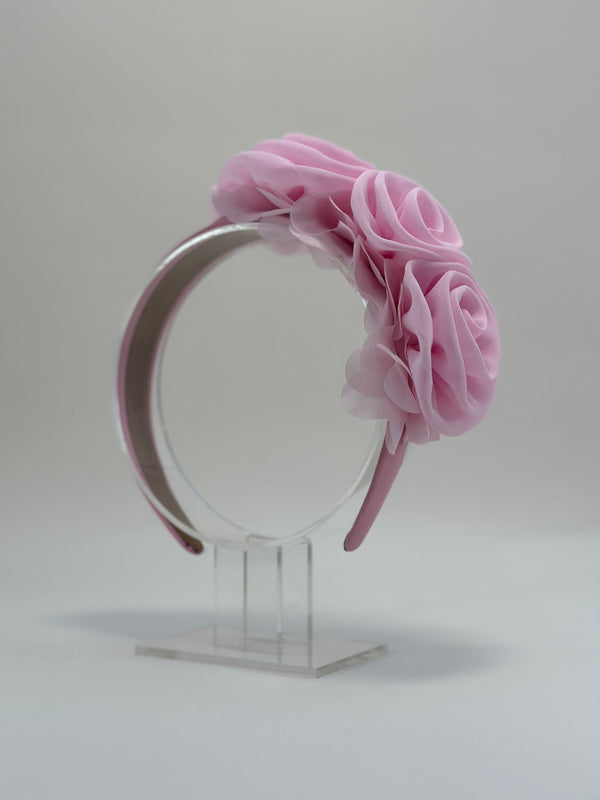 Headband with Pink roses Gabificent