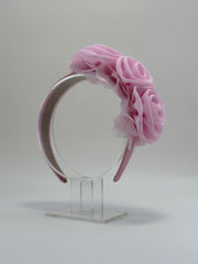 Headband with Pink roses Gabificent