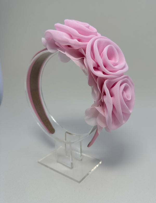 Headband with Pink roses Gabificent