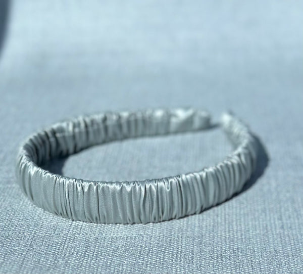 Satin headband- Silver Gabificent